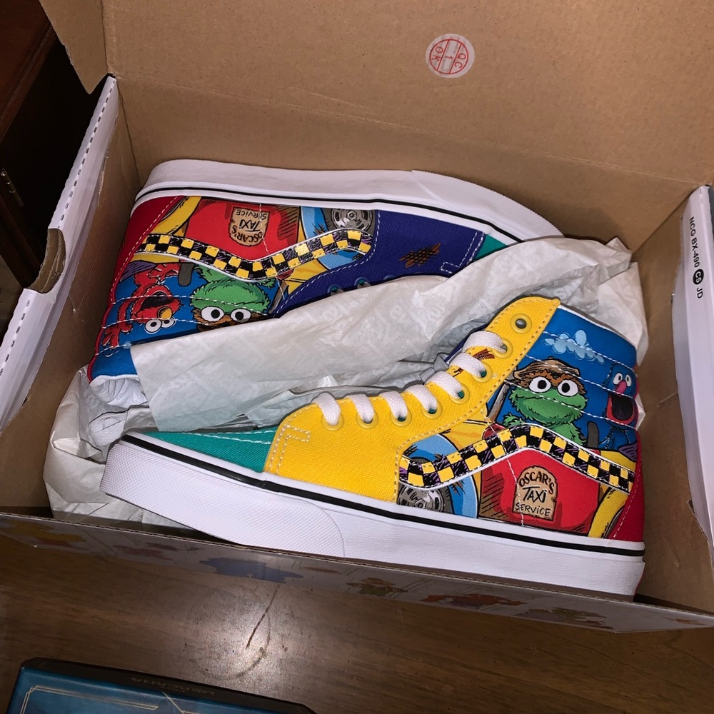 NEW IN BOX SESAME STREET VANS